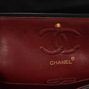 Chanel Small Classic Vintage Black Quilted Lambskin Double Flap Bag With 24K Gold-Plated Hardware