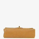 Chanel Small Classic Vintage Double Flap Bag Beige Quilted Lambskin 24K Gold-Plated Hardware
