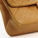 Chanel Small Classic Vintage Double Flap Bag Beige Quilted Lambskin 24K Gold-Plated Hardware