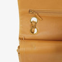 Chanel Small Classic Vintage Double Flap Bag Beige Quilted Lambskin 24K Gold-Plated Hardware