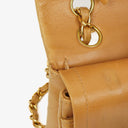 Chanel Small Classic Vintage Double Flap Bag Beige Quilted Lambskin 24K Gold-Plated Hardware