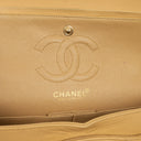 Chanel Small Classic Vintage Double Flap Bag Beige Quilted Lambskin 24K Gold-Plated Hardware