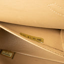 Chanel Small Classic Vintage Double Flap Bag Beige Quilted Lambskin 24K Gold-Plated Hardware