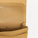 Chanel Small Classic Vintage Double Flap Bag Beige Quilted Lambskin 24K Gold-Plated Hardware