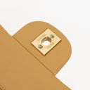 Chanel Small Classic Vintage Double Flap Bag Beige Quilted Lambskin 24K Gold-Plated Hardware