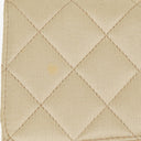 Chanel Small Classic Vintage Double Flap Bag Beige Satin 24K Gold-Plated Hardware