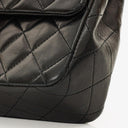 Chanel Small Classic Vintage Double Flap Bag Black Quilted Lambskin 24K Gold-Plated Hardware, 1989-1991