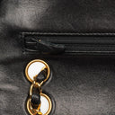 Chanel Small Classic Vintage Double Flap Bag Black Quilted Lambskin 24K Gold-Plated Hardware, 1989-1991
