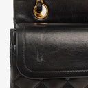 Chanel Small Classic Vintage Double Flap Bag Black Quilted Lambskin 24K Gold-Plated Hardware, 1989-1991