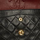 Chanel Small Classic Vintage Double Flap Bag Black Quilted Lambskin 24K Gold-Plated Hardware