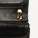 Chanel Small Classic Vintage Double Flap Bag Black Quilted Lambskin 24K Gold-Plated Hardware