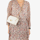 Chanel Small Classic Vintage Double Flap Bag White Quilted Lambskin With 24K Gold-Plated Hardware