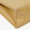 Chanel Small Envelope Maxi CC Logo Flap Bag Beige Quilted Lambskin With 24K Gold-Plated Hardware