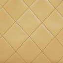 Chanel Small Envelope Maxi CC Logo Flap Bag Beige Quilted Lambskin With 24K Gold-Plated Hardware