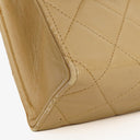 Chanel Small Envelope Maxi CC Logo Flap Bag Beige Quilted Lambskin With 24K Gold-Plated Hardware