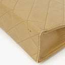 Chanel Small Envelope Maxi CC Logo Flap Bag Beige Quilted Lambskin With 24K Gold-Plated Hardware