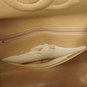 Chanel Small Envelope Maxi CC Logo Flap Bag Beige Quilted Lambskin With 24K Gold-Plated Hardware