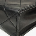 Chanel Small Envelope Maxi CC Logo Flap Bag Black Quilted Lambskin With 24K Gold-Plated Hardware