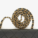 Chanel Small Envelope Maxi CC Logo Flap Bag Black Quilted Lambskin With 24K Gold-Plated Hardware