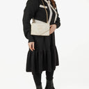 Chanel Small Envelope White Leather Flap Bag