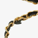 Chanel Small Half-Moon Black Velvet Flap Bag