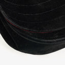 Chanel Small Half-Moon Black Velvet Flap Bag