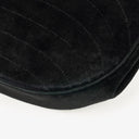 Chanel Small Half-Moon Black Velvet Flap Bag