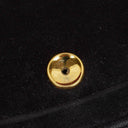 Chanel Small Half-Moon Black Velvet Flap Bag