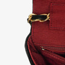 Chanel Small Half-Moon Black Velvet Flap Bag