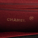 Chanel Small Half-Moon Black Velvet Flap Bag