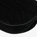 Chanel Small Half-Moon Black Velvet Flap Bag