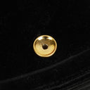 Chanel Small Half-Moon Black Velvet Flap Bag