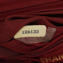 Chanel Small Half-Moon Navy Velvet Flap Bag