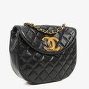 Chanel Maxi CC Logo Black Quilted Lambskin Small Single Flap Bag
