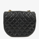 Chanel Maxi CC Logo Black Quilted Lambskin Small Single Flap Bag