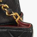Chanel Maxi CC Logo Black Quilted Lambskin Small Single Flap Bag