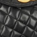 Chanel Maxi CC Logo Black Quilted Lambskin Small Single Flap Bag
