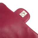 Chanel Small Rock In Rome Single Flap Bag Quilted Patent Leather Silver-Tone Hardware