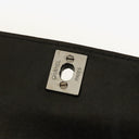 Chanel Small Single Black Quilted Patent Leather Flap Bag
