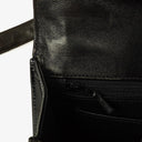Chanel Small Single Black Quilted Patent Leather Flap Bag