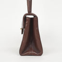 Chanel Small Vintage Classic Flap Bag In Chocolate Brown Vertical Quilted Lambskin And 24K Gold-Plated Hardware