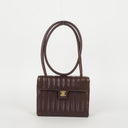 Chanel Small Vintage Classic Flap Bag In Chocolate Brown Vertical Quilted Lambskin And 24K Gold-Plated Hardware