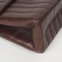 Chanel Small Vintage Classic Flap Bag In Chocolate Brown Vertical Quilted Lambskin And 24K Gold-Plated Hardware