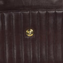 Chanel Small Vintage Classic Flap Bag In Chocolate Brown Vertical Quilted Lambskin And 24K Gold-Plated Hardware