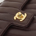 Chanel Small Vintage Classic Flap Bag In Chocolate Brown Vertical Quilted Lambskin And 24K Gold-Plated Hardware