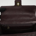 Chanel Small Vintage Classic Flap Bag In Chocolate Brown Vertical Quilted Lambskin And 24K Gold-Plated Hardware
