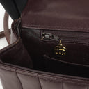Chanel Small Vintage Classic Flap Bag In Chocolate Brown Vertical Quilted Lambskin And 24K Gold-Plated Hardware