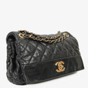 Chanel Soft Elegance Black Calfskin Quilted Flap Bag