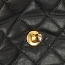 Chanel Soft Elegance Black Calfskin Quilted Flap Bag
