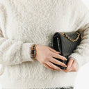 Chanel Stainless Steel Lambskin 20mm Chain Premiere Quartz Watch Gold L
